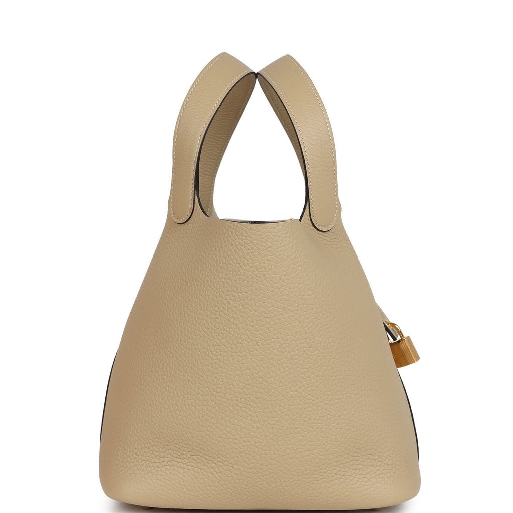 Hermes Picotin Lock 22 Trench Clemence Gold Hardware