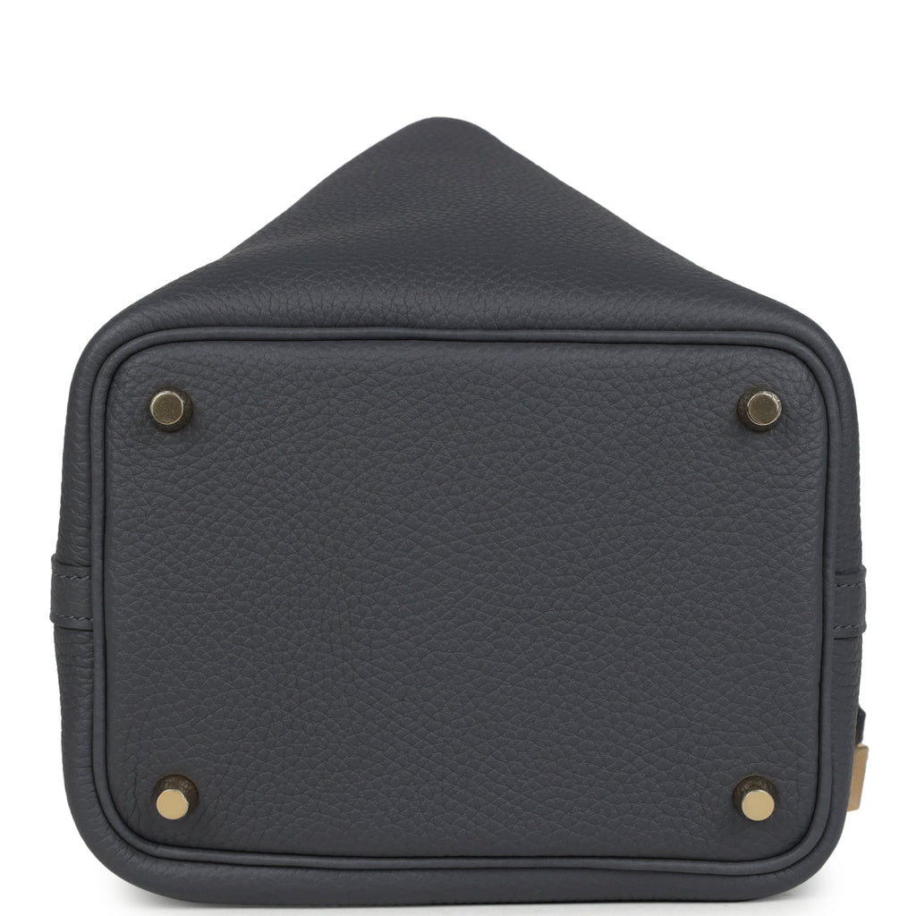 Hermes Picotin Lock 18 Ardoise Clemence Permabrass Hardware
