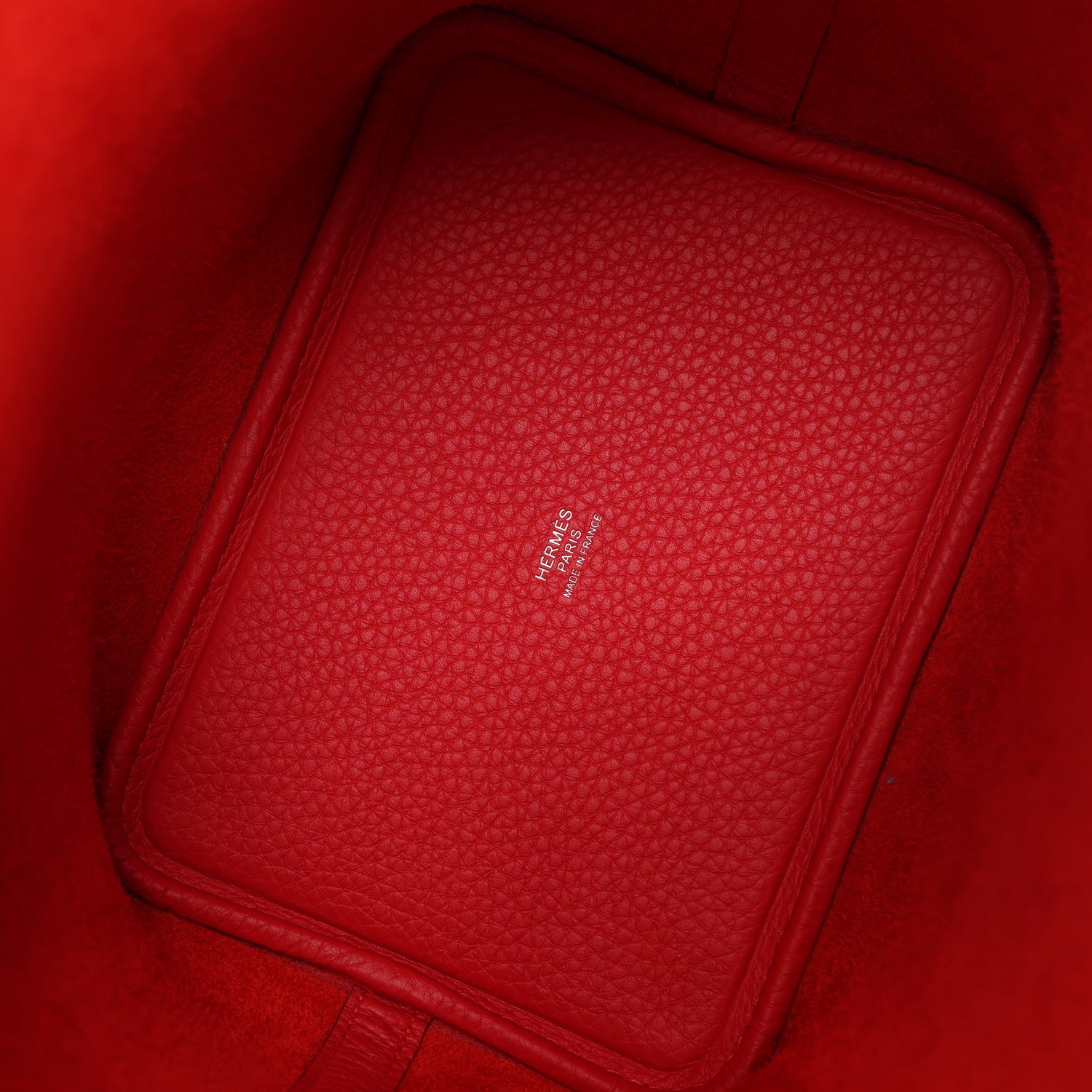Hermes Picotin Lock 18 Rouge Radieux Clemence Palladium Hardware