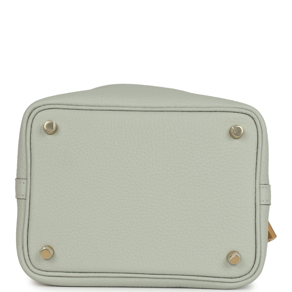 Hermes Picotin Lock 18 Gris Neve Clemence Gold Hardware