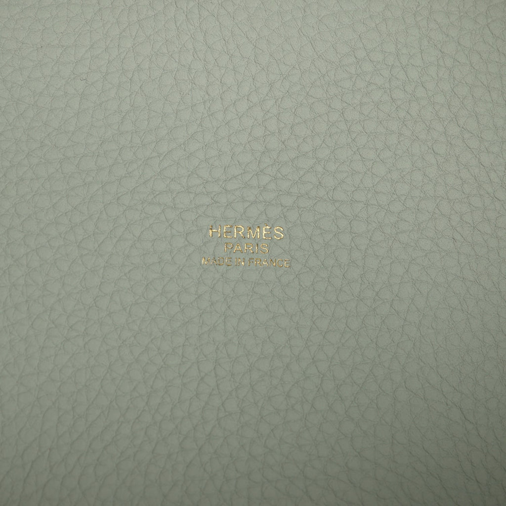 Hermes Picotin Lock 18 Gris Neve Clemence Gold Hardware