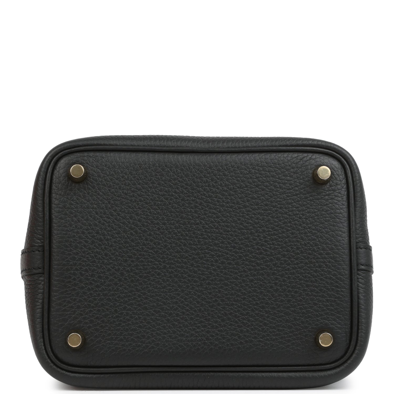 Hermes Picotin Lock 18 Black Clemence Gold Hardware