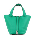 Hermes Picotin Lock 18 Menthe Clemence Palladium Hardware