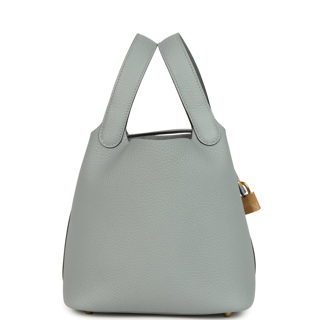 Hermes Picotin Lock 18 Gris Pantin Clemence Gold Hardware