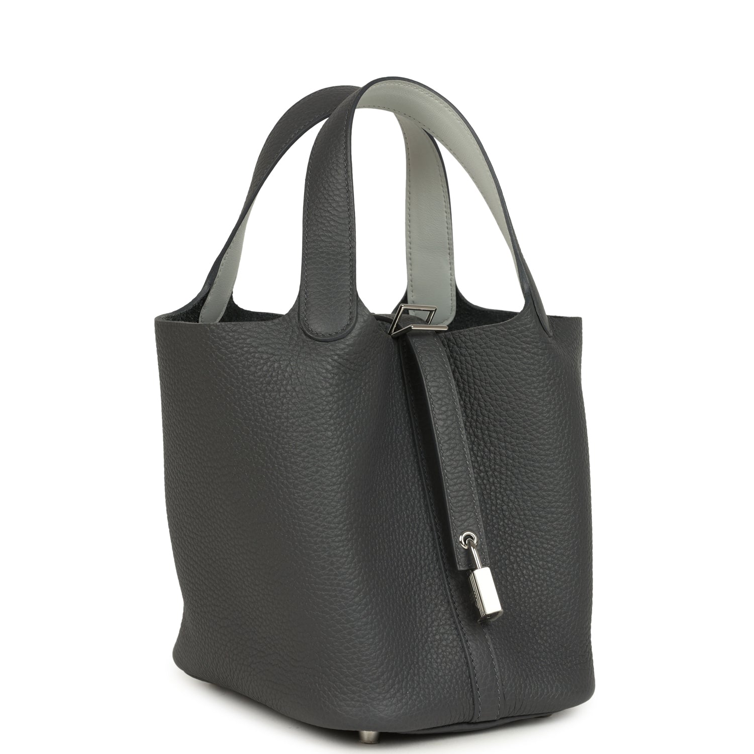 Hermes Picotin Lock 18 Eclat Ardoise Clemence and Gris Pantin Swift Palladium Hardware