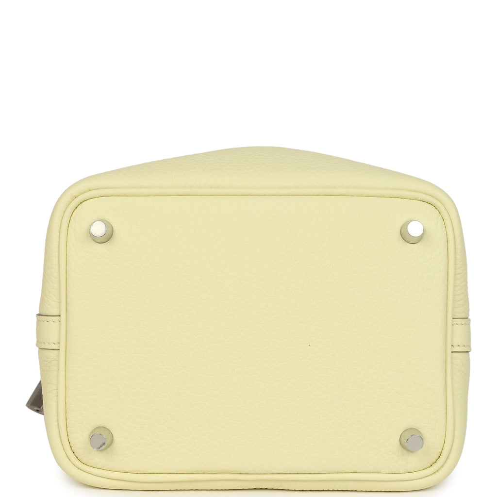 Hermes Picotin Lock Eclat 18 Jaune Milton Clemence and Vert Vertigo Swift Palladium Hardware