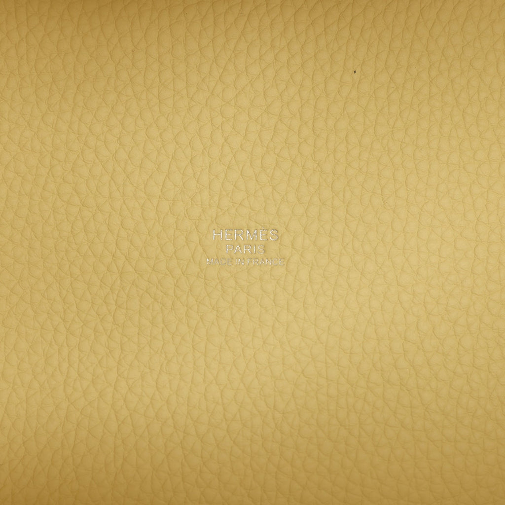 Hermes Picotin Lock Eclat 18 Jaune Milton Clemence and Vert Vertigo Swift Palladium Hardware