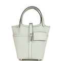 Hermes Picotin Cargo 18 Gris Platine Toile Canvas and Swift Palladium Hardware