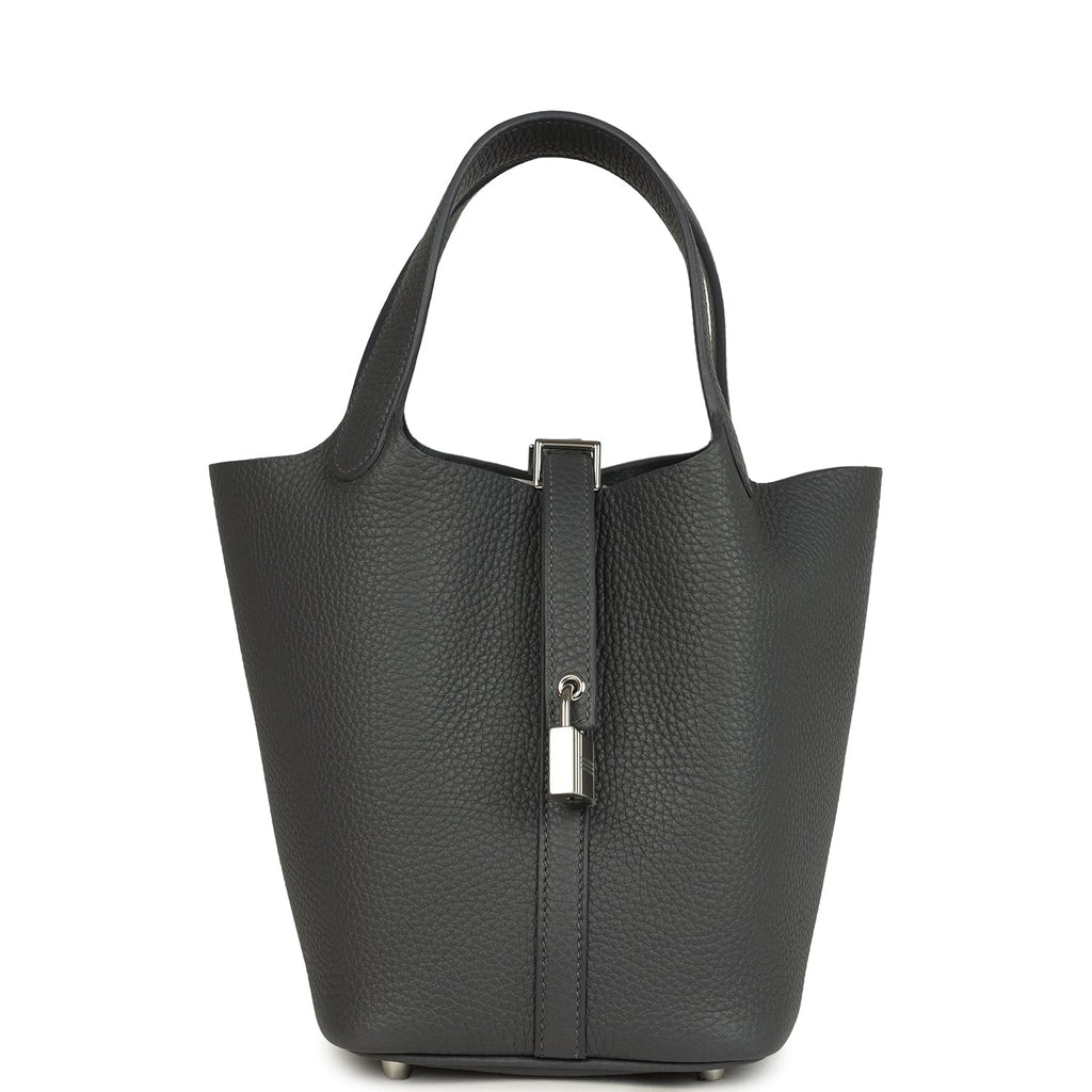 Hermes Picotin Lock 18 Ardoise Clemence Palladium Hardware