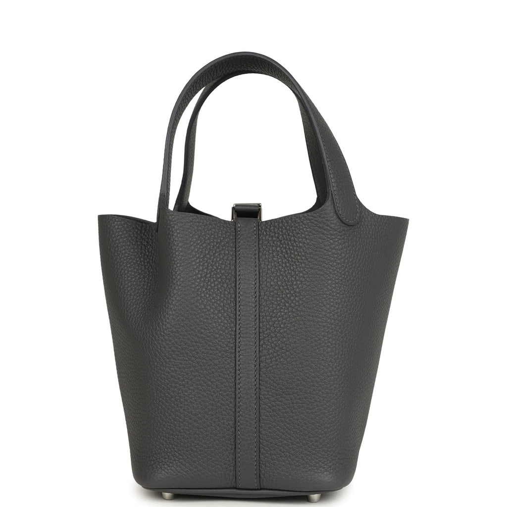 Hermes Picotin Lock 18 Ardoise Clemence Palladium Hardware