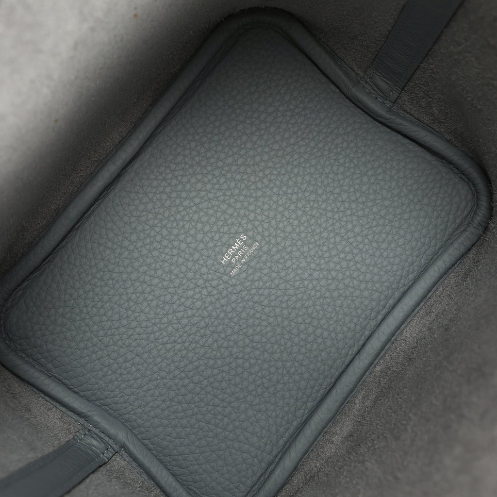 Hermes Picotin Lock 18 Gris Pantin Clemence Palladium Hardware