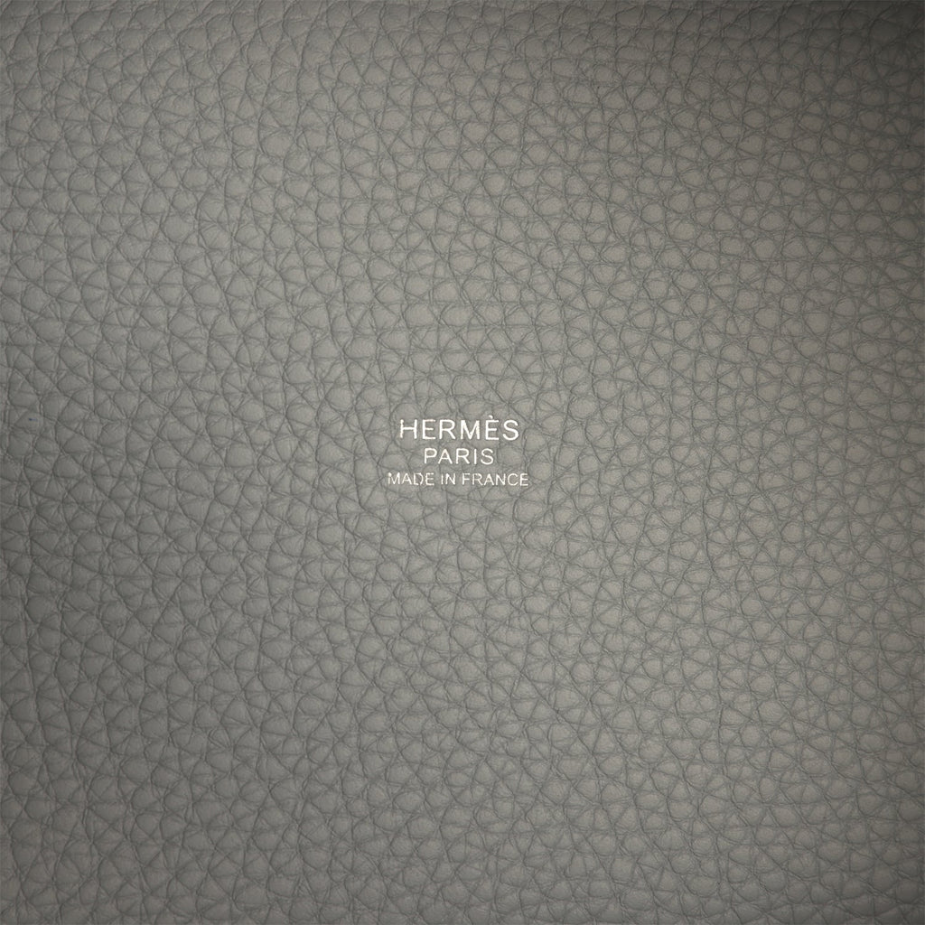 Hermes Picotin Lock 18 Gris Pantin Clemence Palladium Hardware