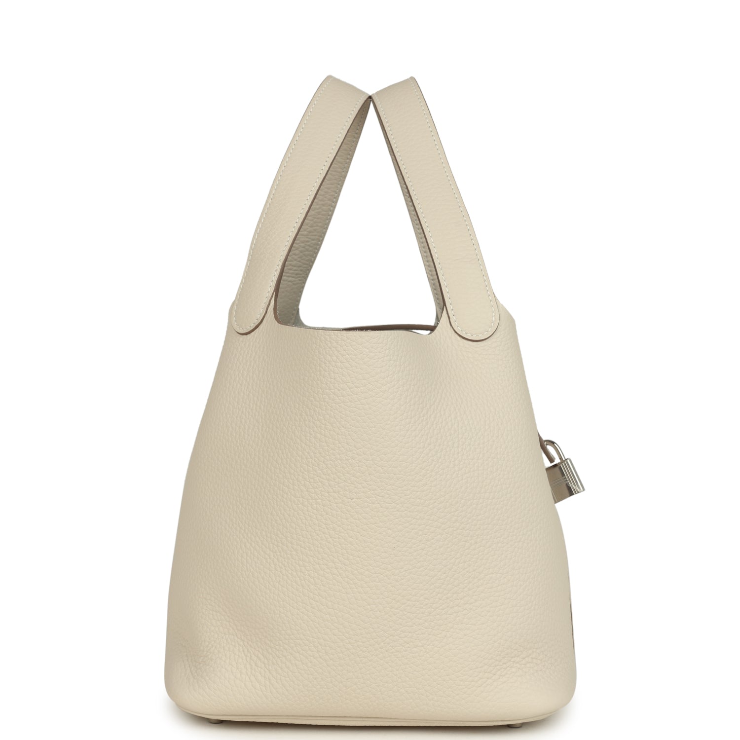 Hermes Picotin Lock 22 Craie Clemence Palladium Hardware