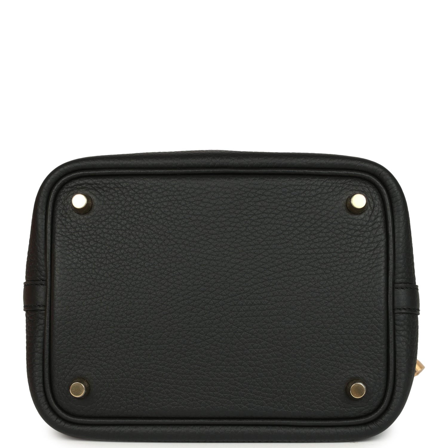 Hermes Picotin Lock 18 Black Clemence Gold Hardware