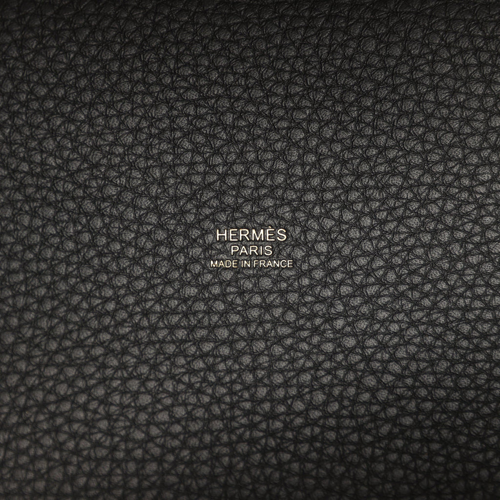 Hermes Picotin Lock 18 Black Clemence Gold Hardware