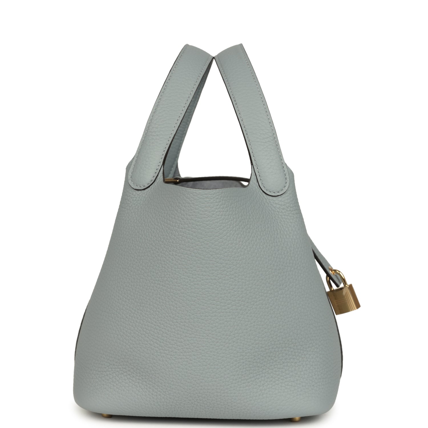 Hermes Picotin Lock 18 Gris Pantin Clemence Permabrass Hardware