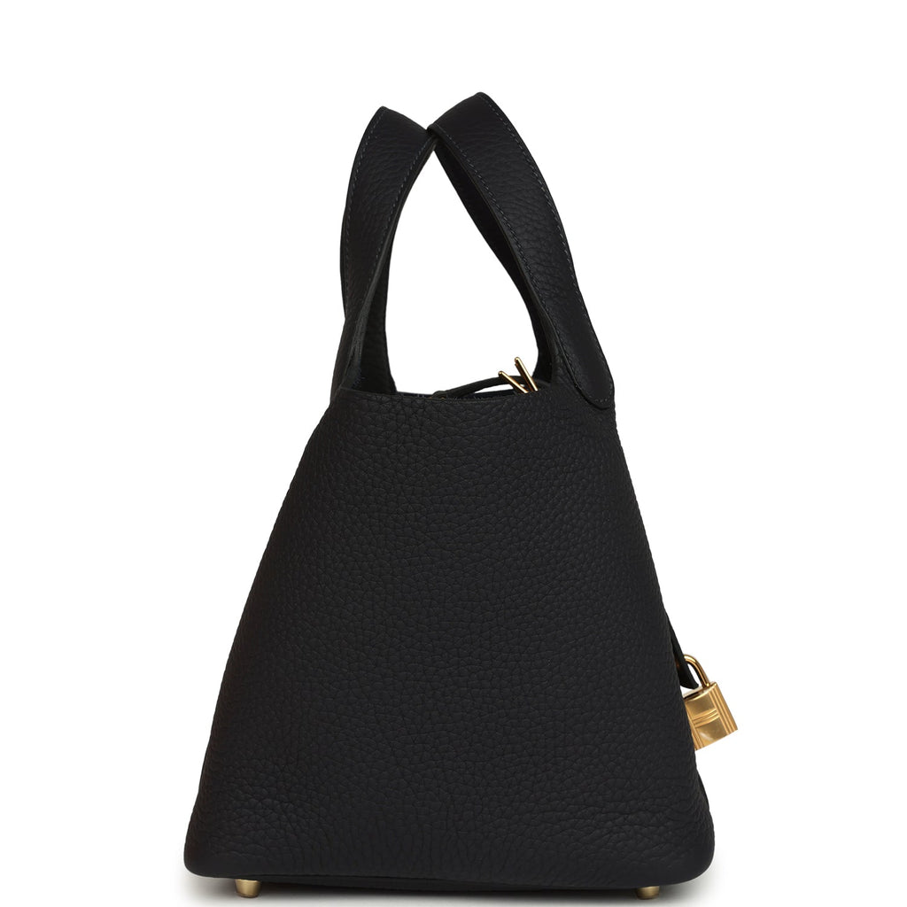 Hermes Picotin Lock 18 Caban Clemence Gold Hardware