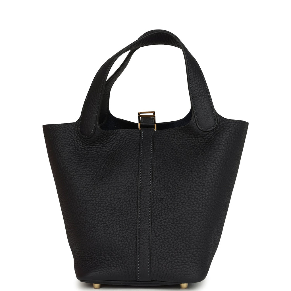 Hermes Picotin Lock 18 Caban Clemence Gold Hardware