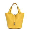 Hermes Picotin Lock 22 Sun Clemence Palladium Hardware