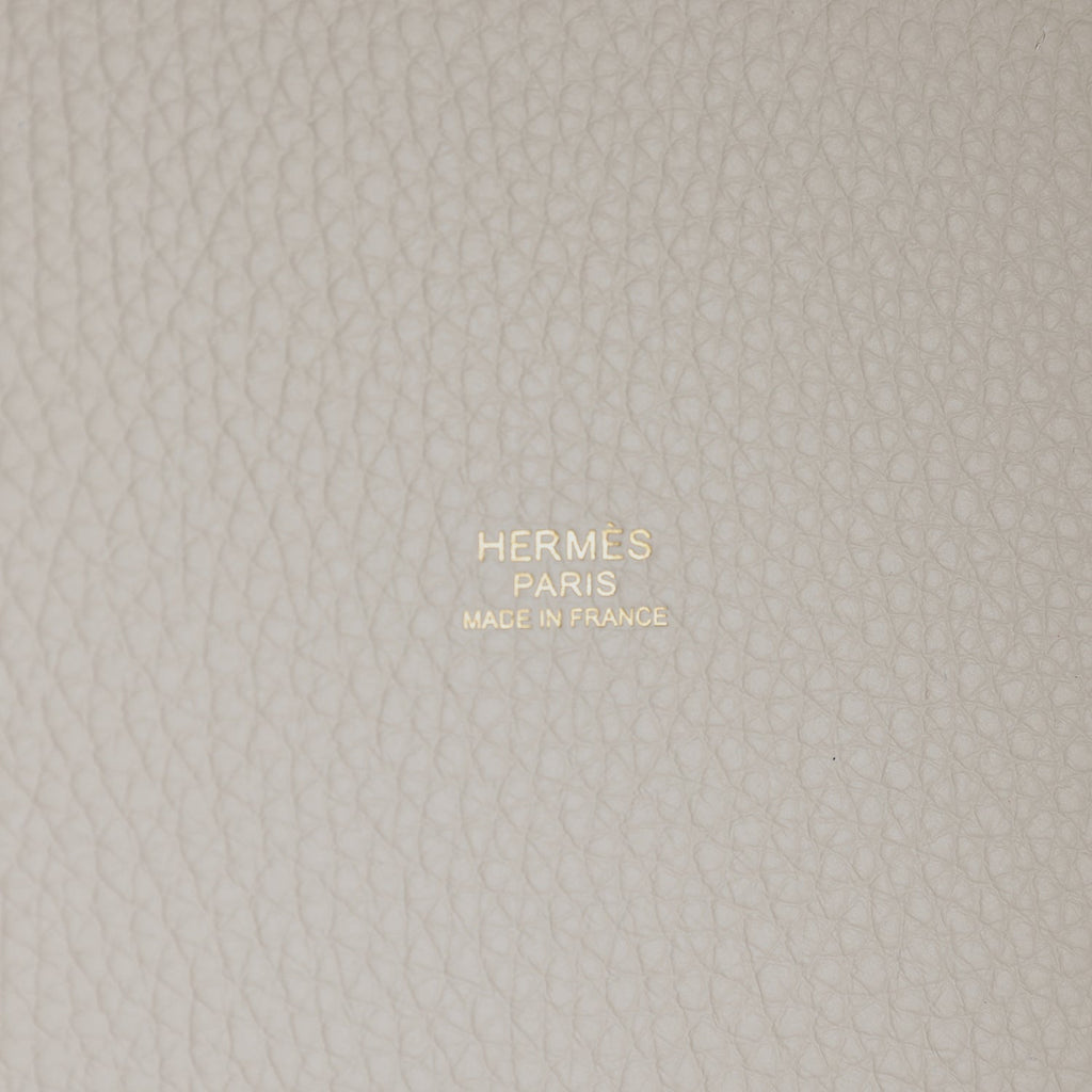 Hermes Picotin Lock 18 Beton Clemence Gold Hardware