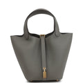 Hermes Picotin Lock 18 Gris Meyer Clemence Gold Hardware