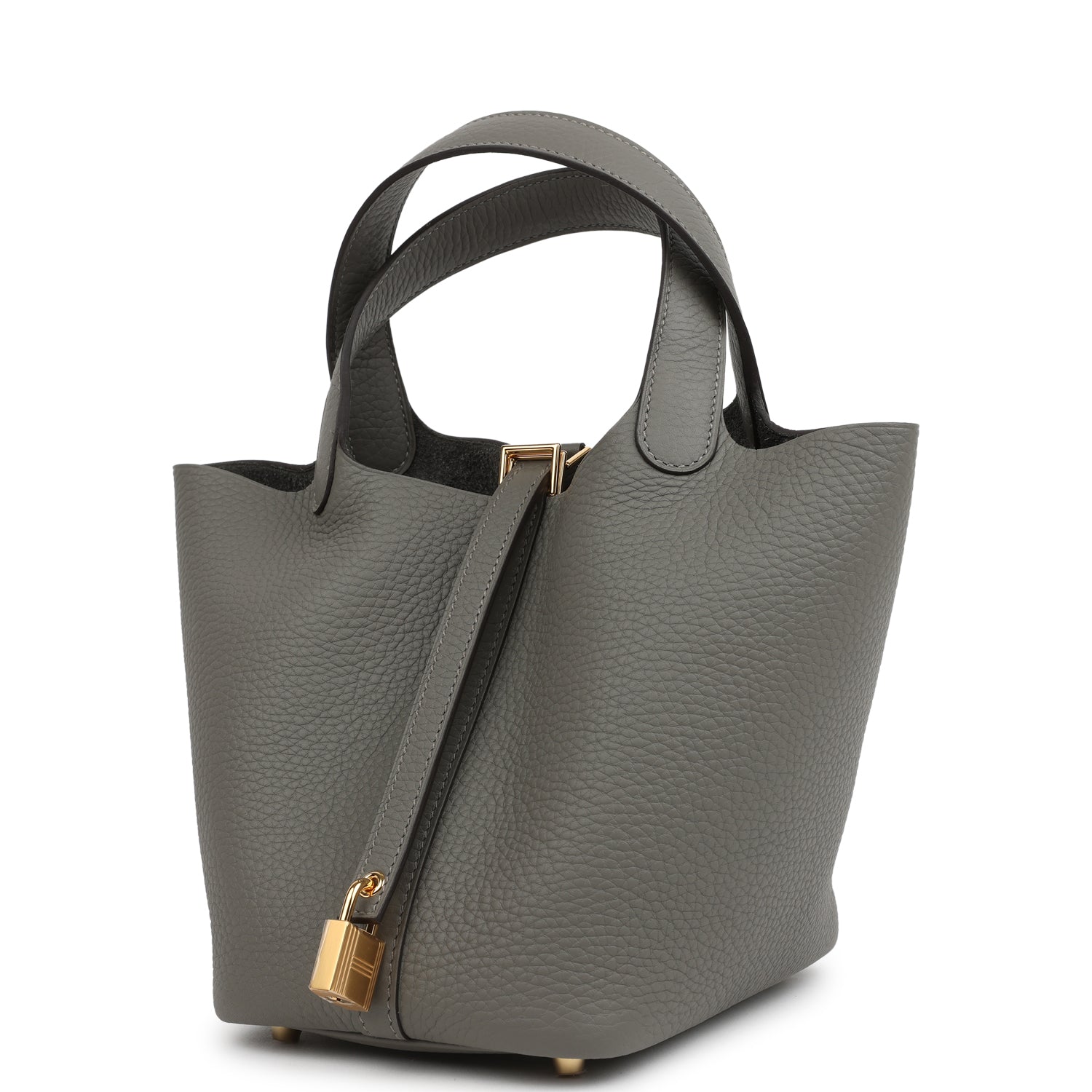 Hermes Picotin Lock 18 Gris Meyer Clemence Gold Hardware