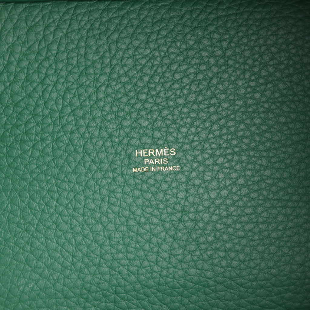 Hermes Picotin Lock 18 Vert Moyen Clemence Gold Hardware