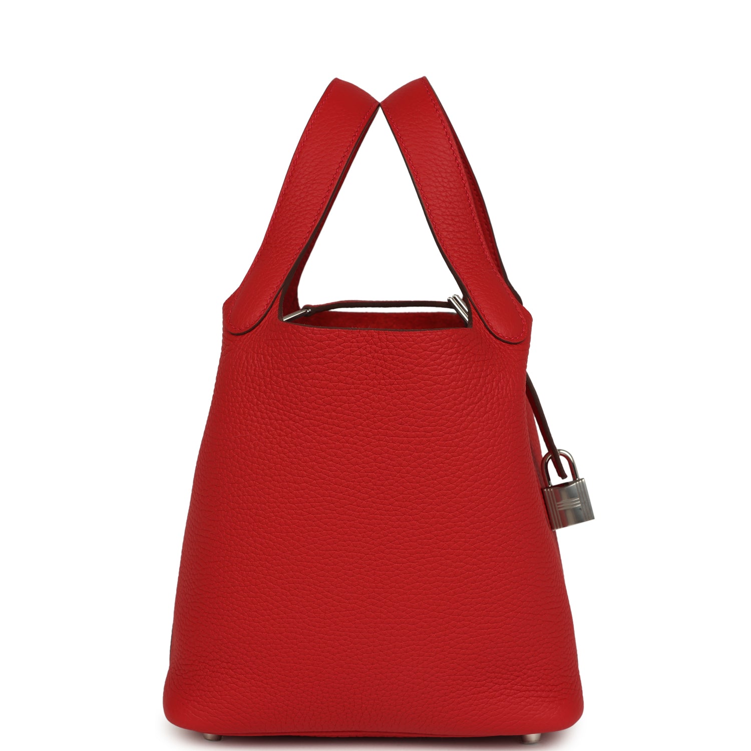Hermes Picotin Lock 18 Vermillion Clemence Palladium Hardware