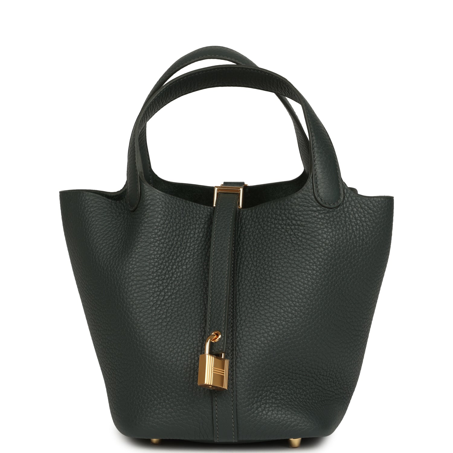 Hermes Picotin Lock 18 Vert Mangrove Clemence Gold Hardware