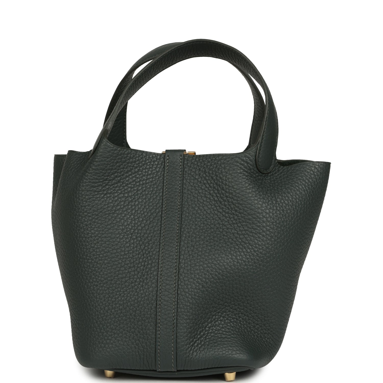 Hermes Picotin Lock 18 Vert Mangrove Clemence Gold Hardware
