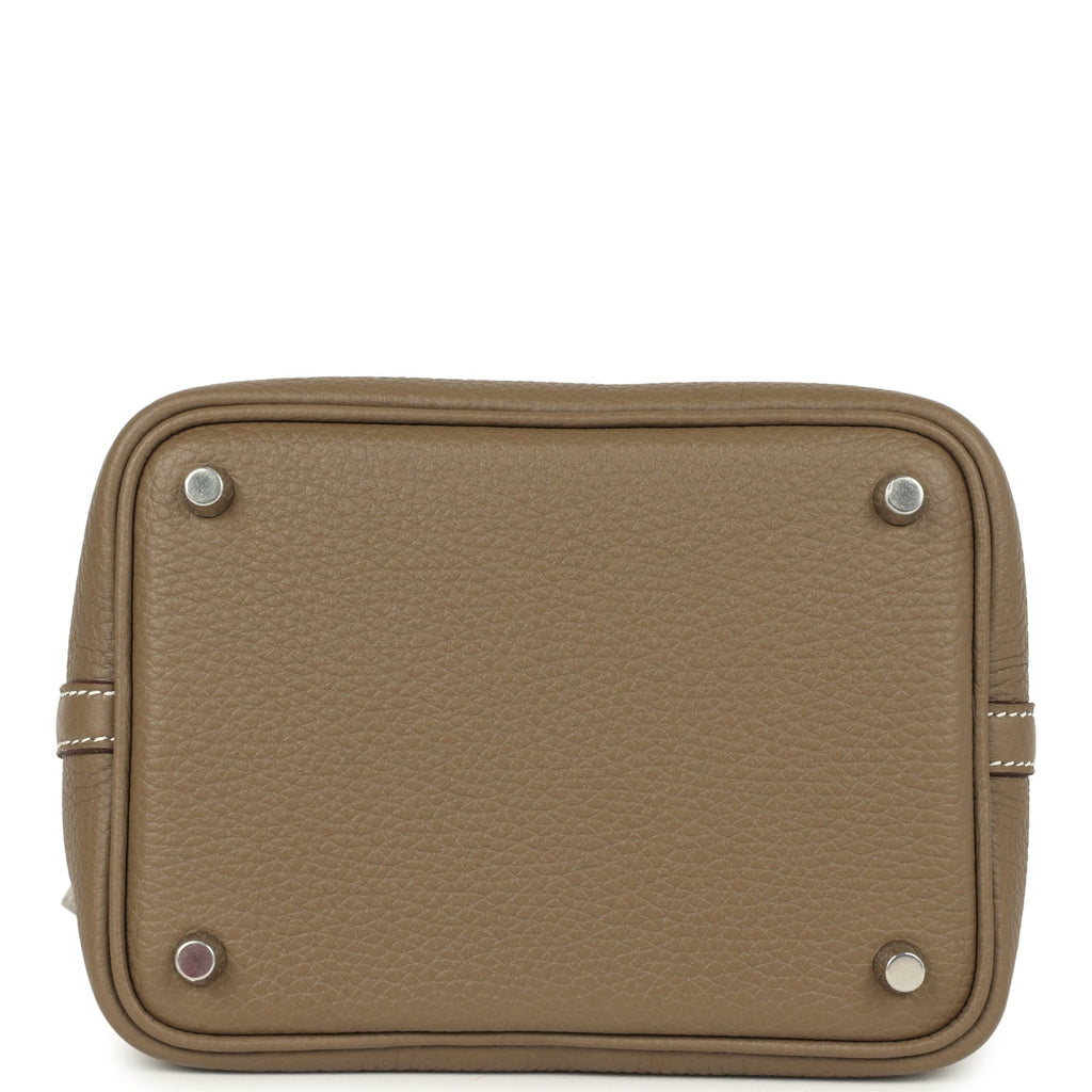Hermes Picotin Lock 18 Etoupe Clemence Palladium Hardware