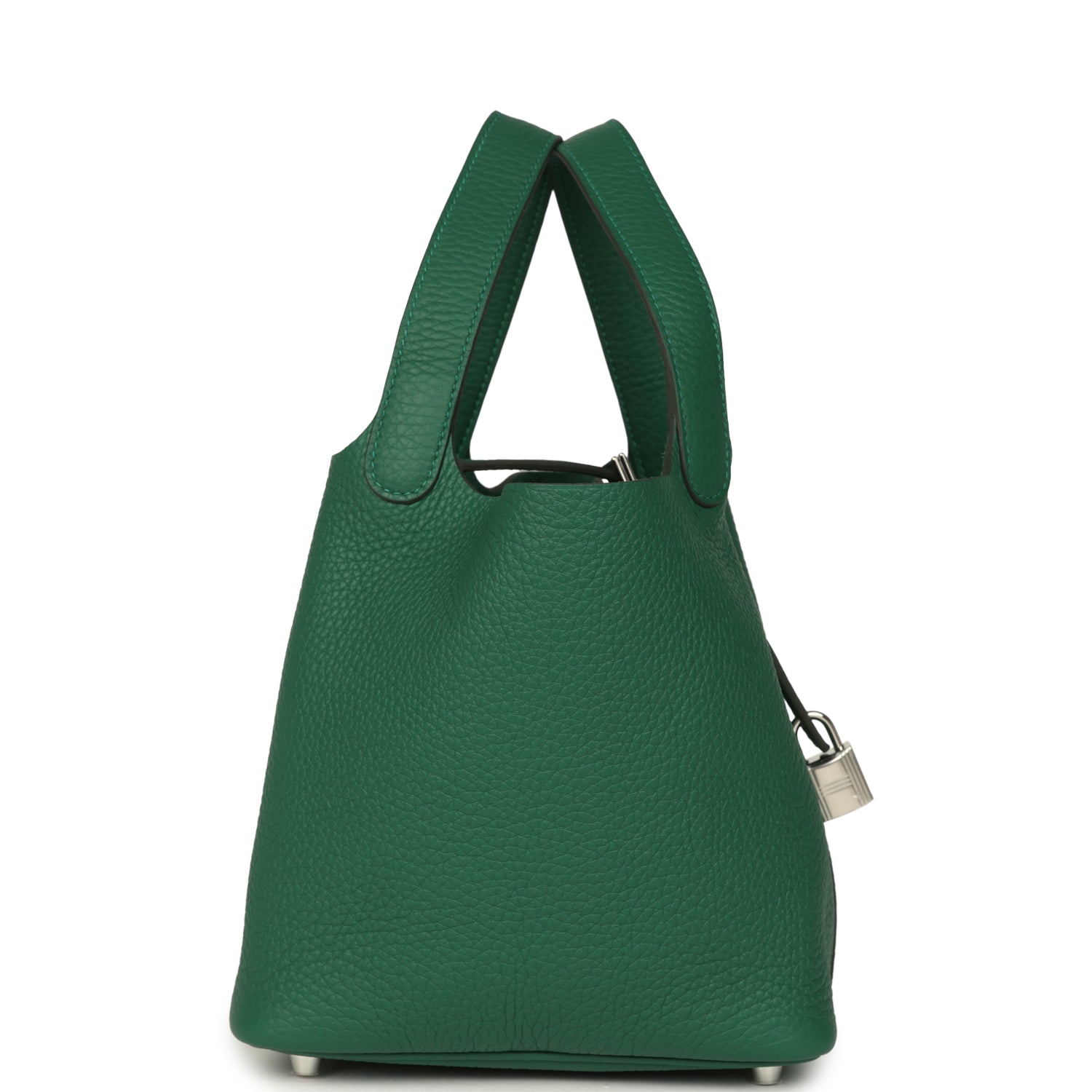 Hermes Picotin Lock 18 Vert Moyen Clemence Palladium Hardware
