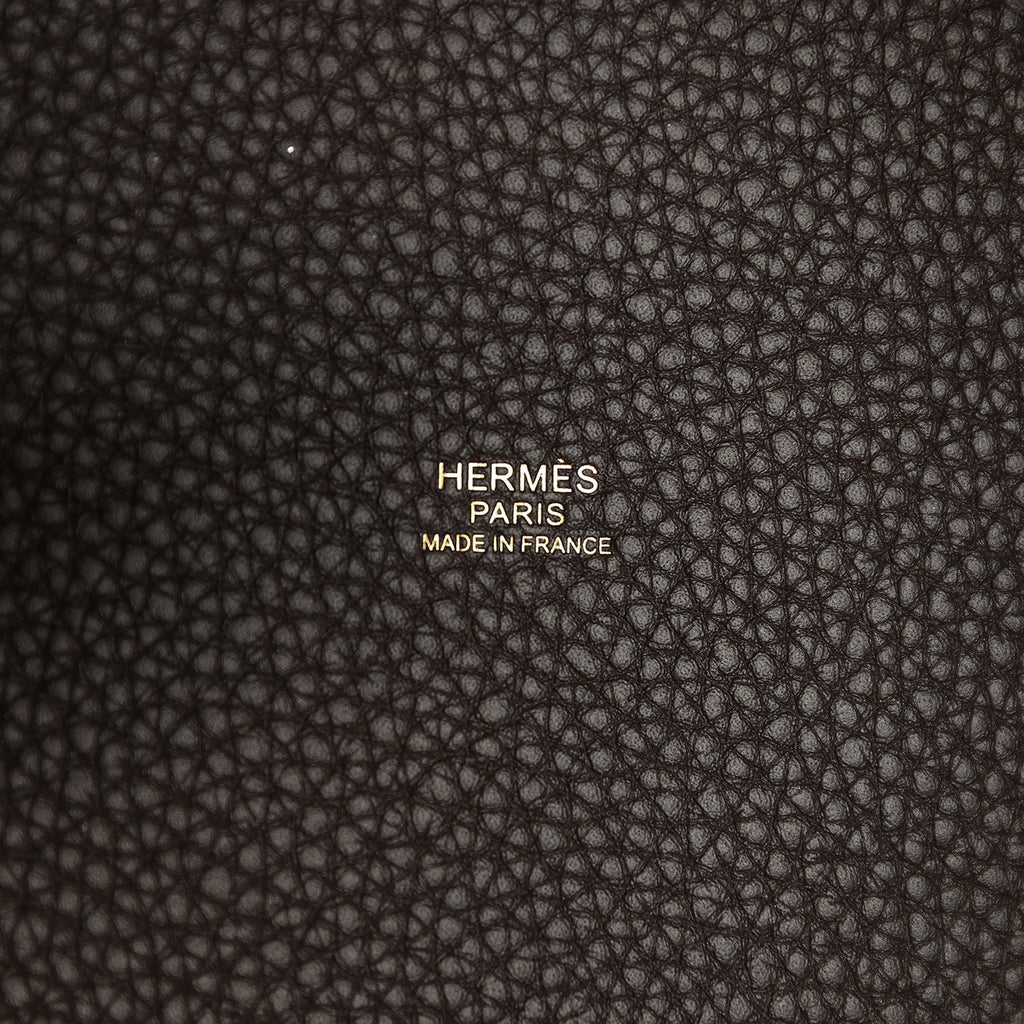 Hermes Picotin Lock 18 Ebene Clemence Gold Hardware