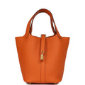 Hermes Picotin Lock 18 Orange Clemence Gold Hardware