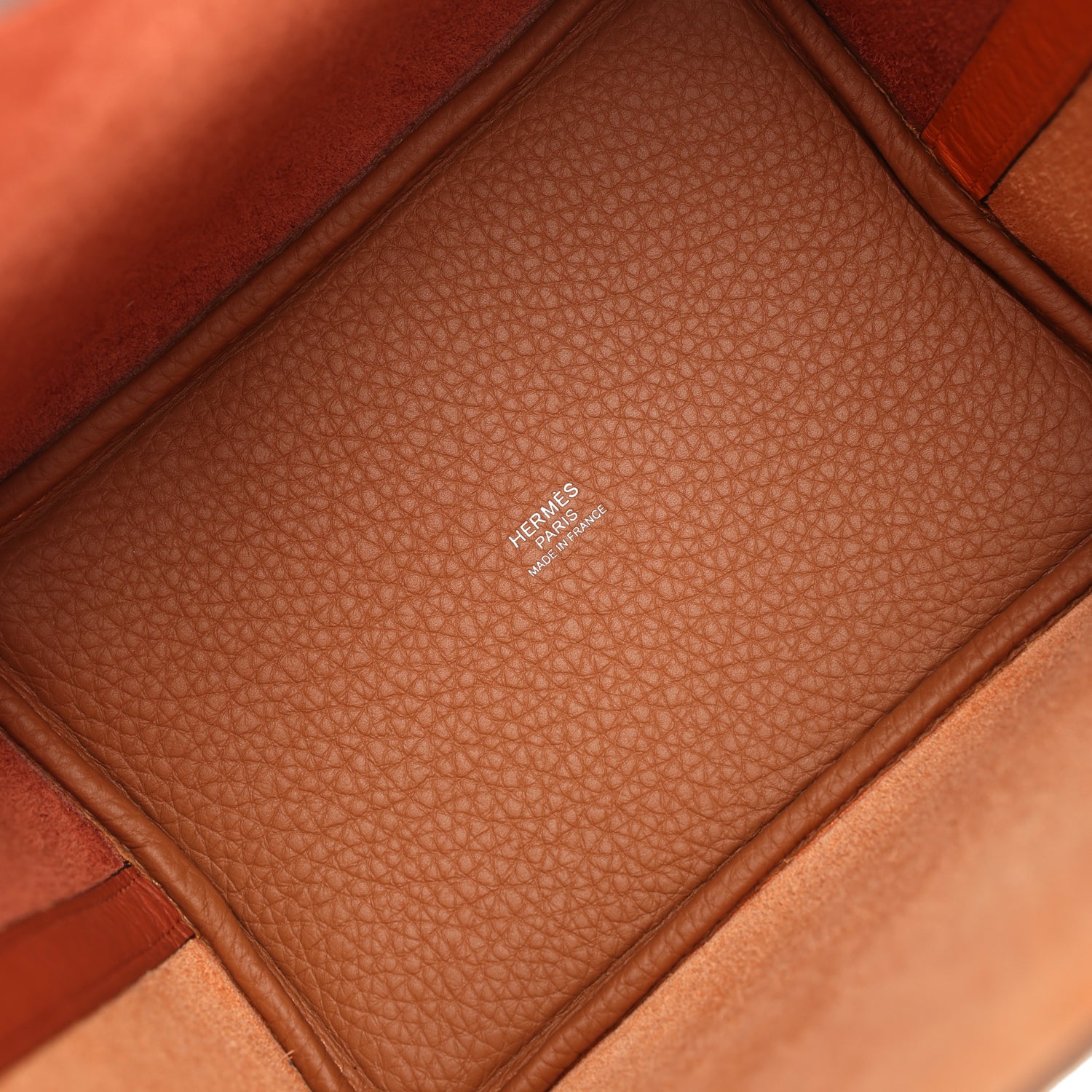 Hermes Picotin Lock 18 Casaque Orange, Cuivre and Gold Clemence Palladium Hardware
