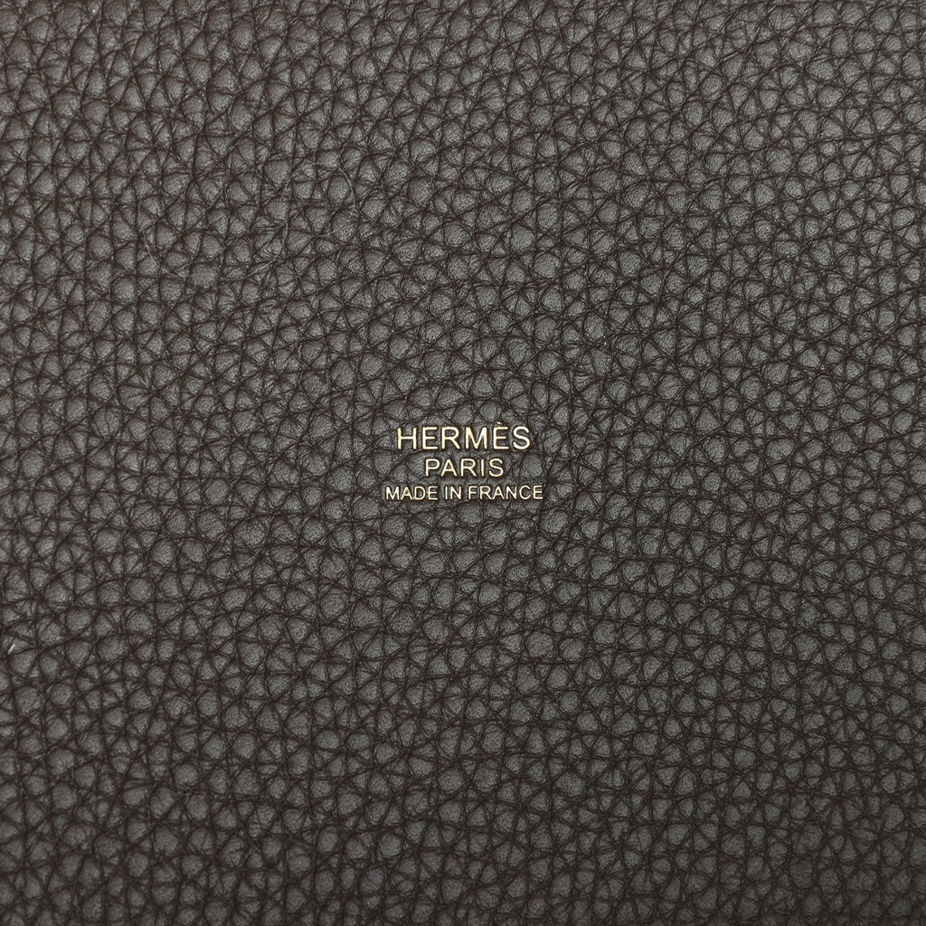 Hermes Picotin Lock 18 Ebene Clemence Gold Hardware
