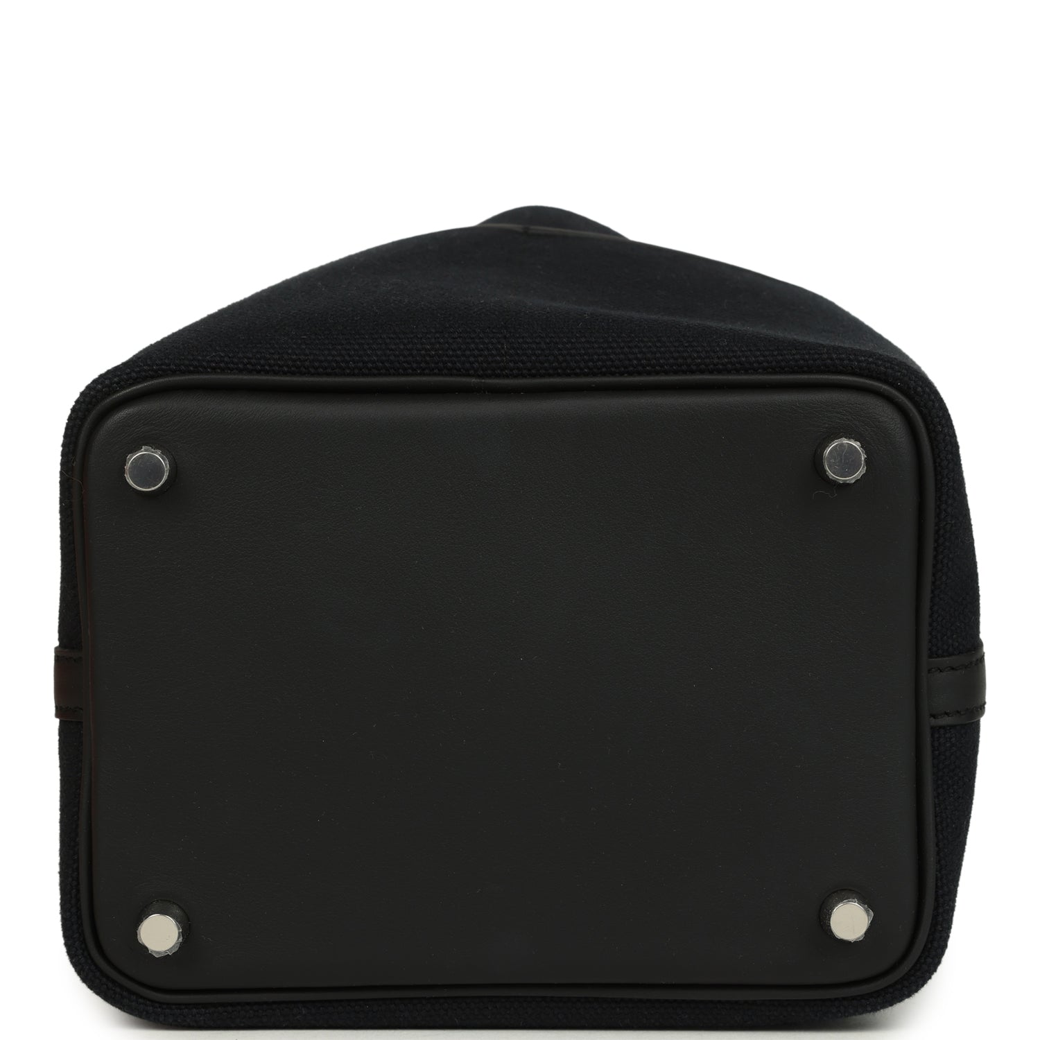 Hermes Picotin Cargo 18 Black Toile Goeland and Swift Palladium Hardware