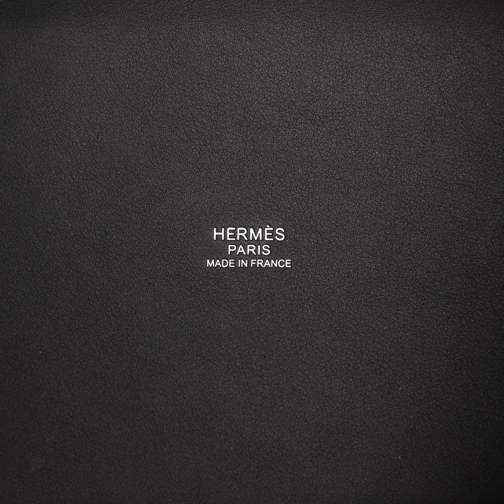 Hermes Picotin Cargo 18 Black Toile Goeland and Swift Palladium Hardware
