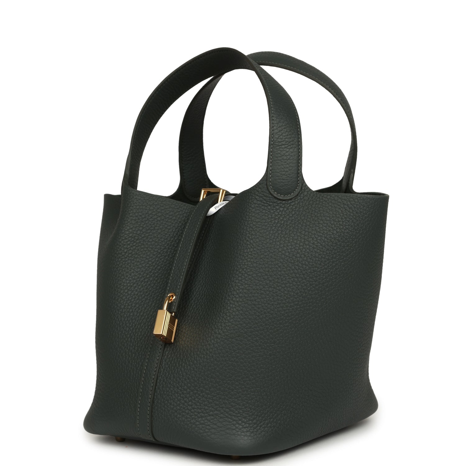 Hermes Picotin Lock 22 Vert Mangrove Clemence Gold Hardware
