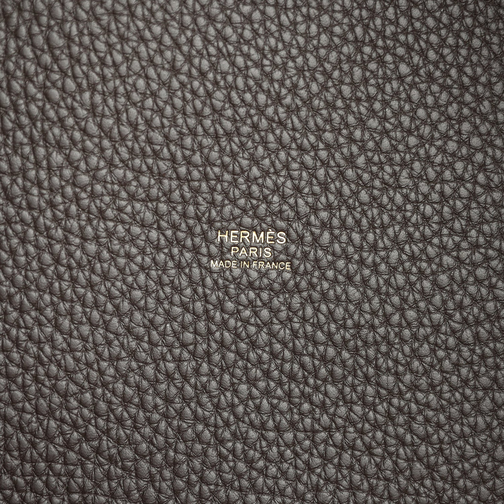 Hermes Picotin Lock 22 Ebene Clemence Gold Hardware