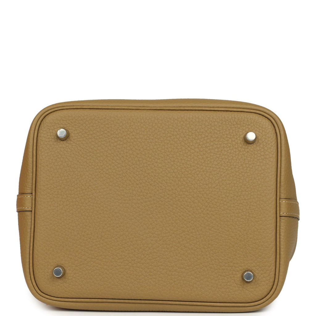 Hermes Picotin Lock 22 Dune Clemence Palladium Hardware