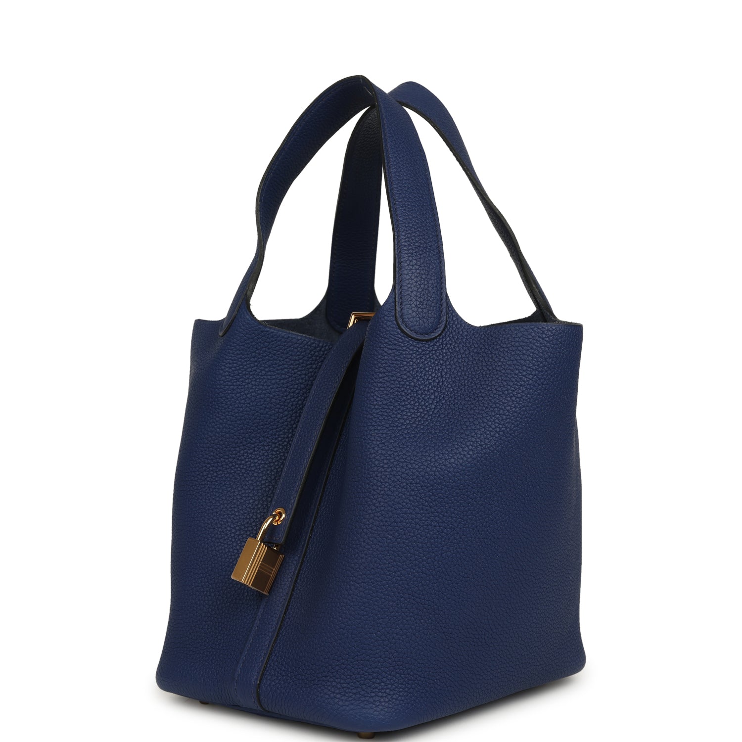 Hermes Picotin Lock 18 Bleu Encre Maurice Gold Hardware