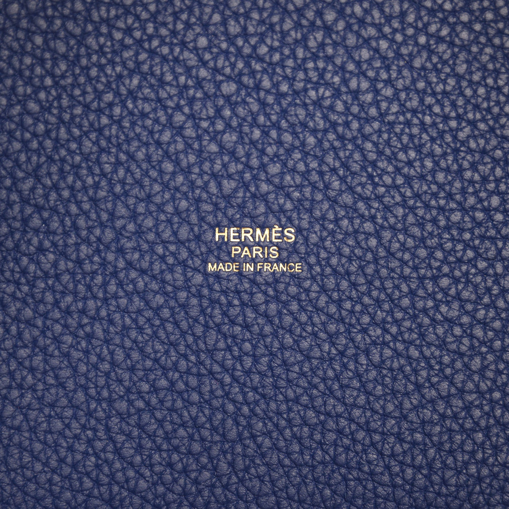Hermes Picotin Lock 18 Bleu Encre Maurice Gold Hardware