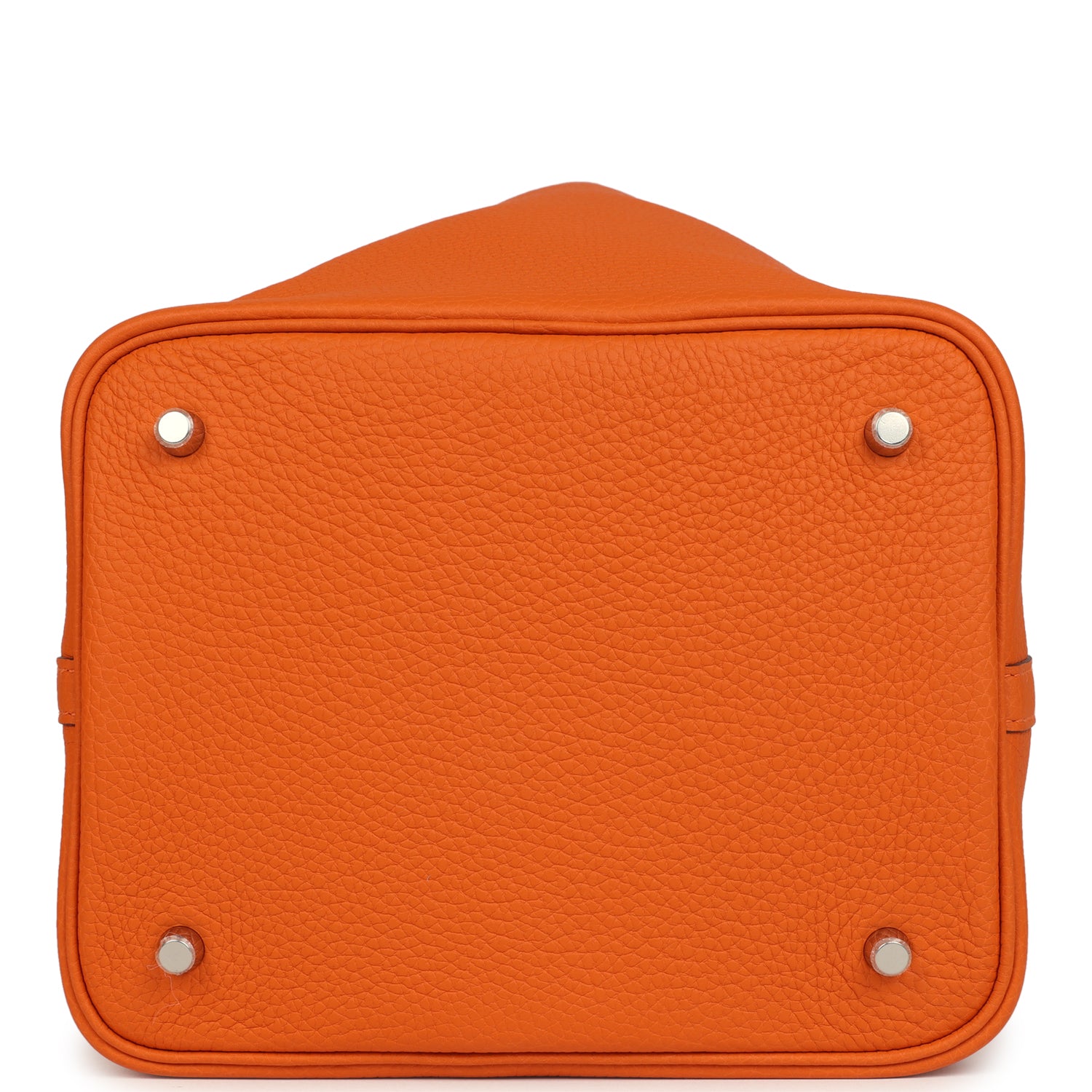 Hermes Picotin Lock 22 Orange Clemence Palladium Hardware