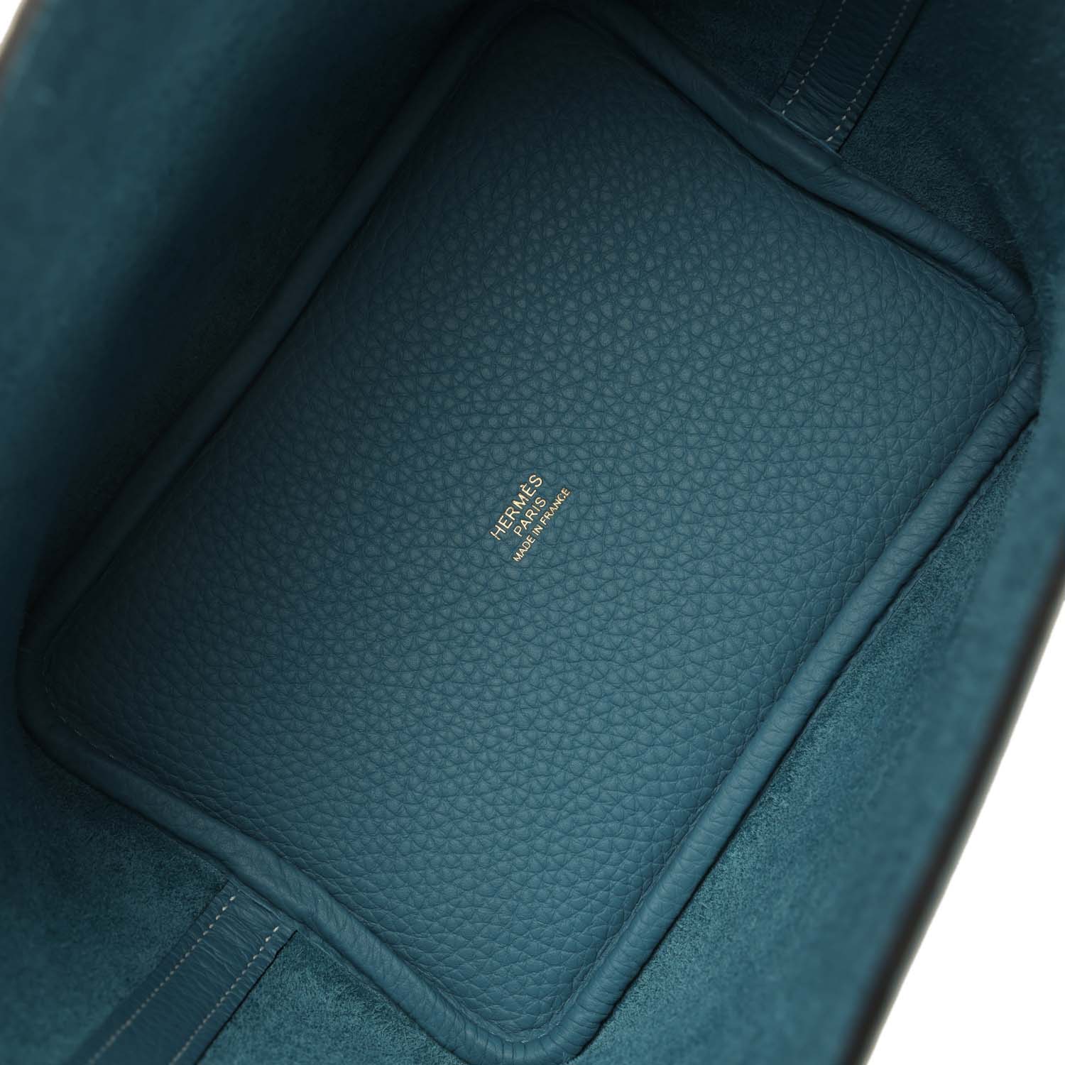 Hermes Picotin Lock 18 Blue Jean Clemence Gold Hardware