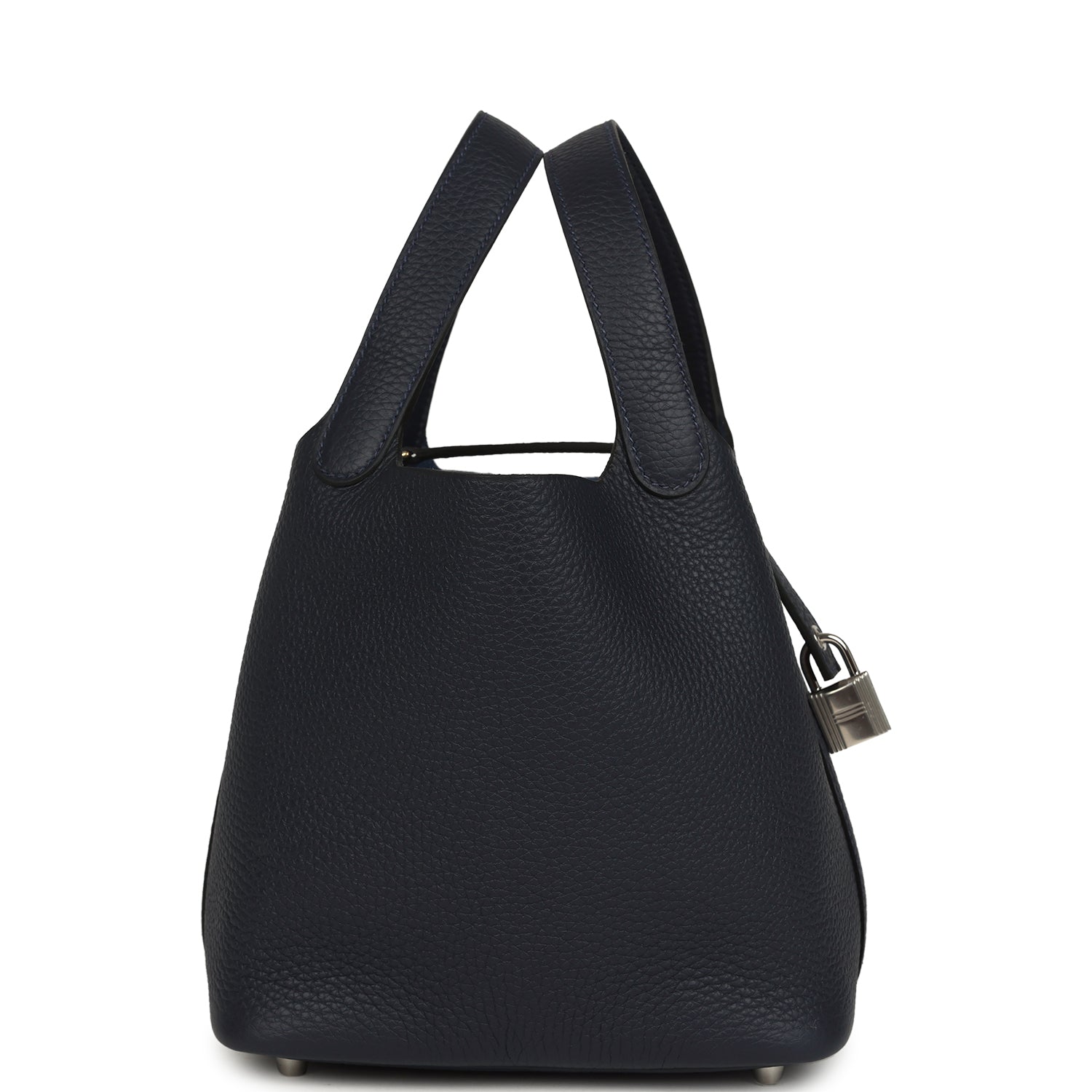 Hermes Picotin Lock 18 Bleu Nuit Clemence Palladium Hardware