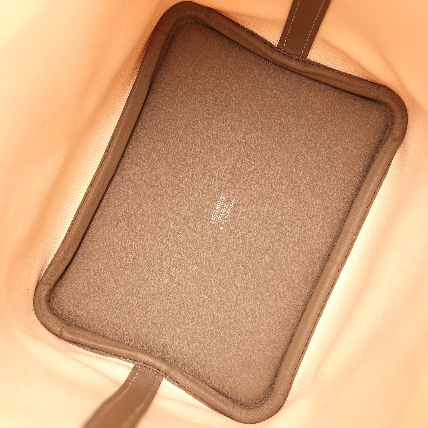 Hermes Picotin Cargo 18 Ecru Toile Canvas and Etoupe Swift Gold Hardware