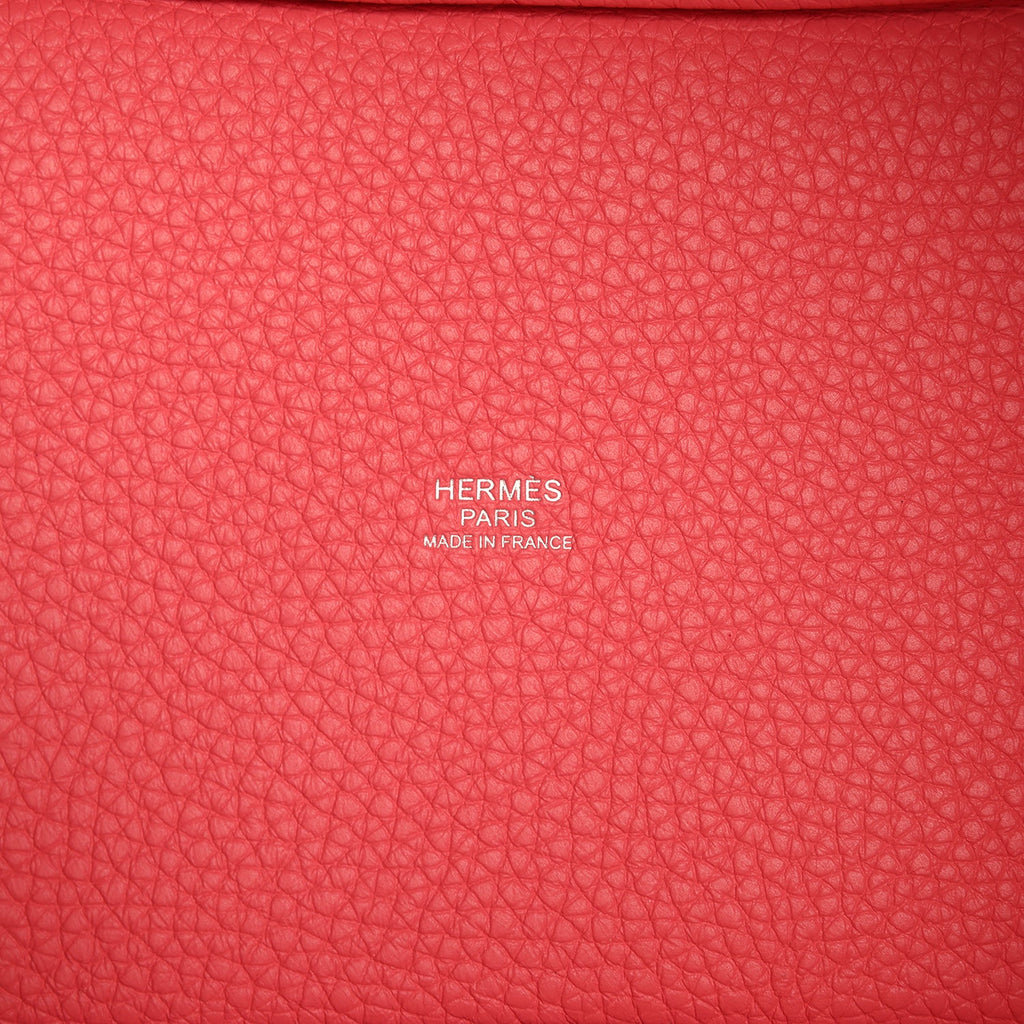 Hermes Picotin Lock 18 Rose Azalee Clemence Palladium Hardware