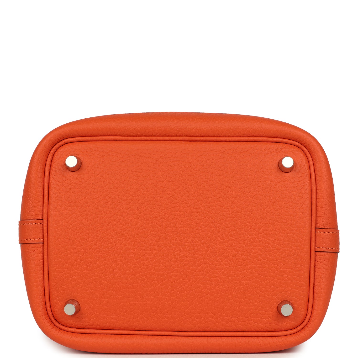 Hermes Picotin Lock 18 Tangerine Clemence Palladium Hardware