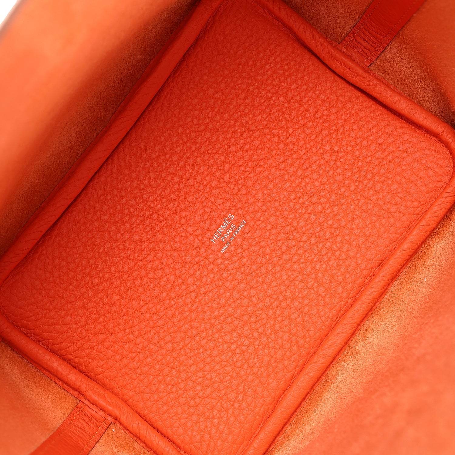 Hermes Picotin Lock 18 Tangerine Clemence Palladium Hardware